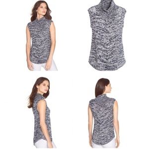 White House Black Market sweater vest marled